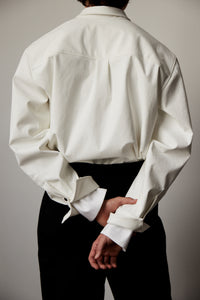 Ultrasuede work shirt - White